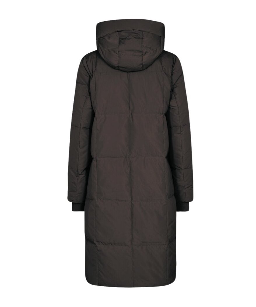 Nova Square dunfrakke - Slate Black